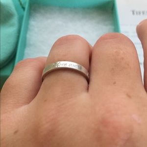 Tiffany “I love you” ring, size 5.5